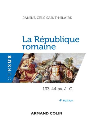 cover image of La République romaine--4e éd.